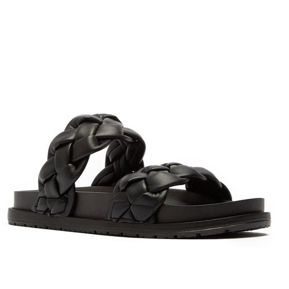 Shoes - Braided Two Band Sandals .